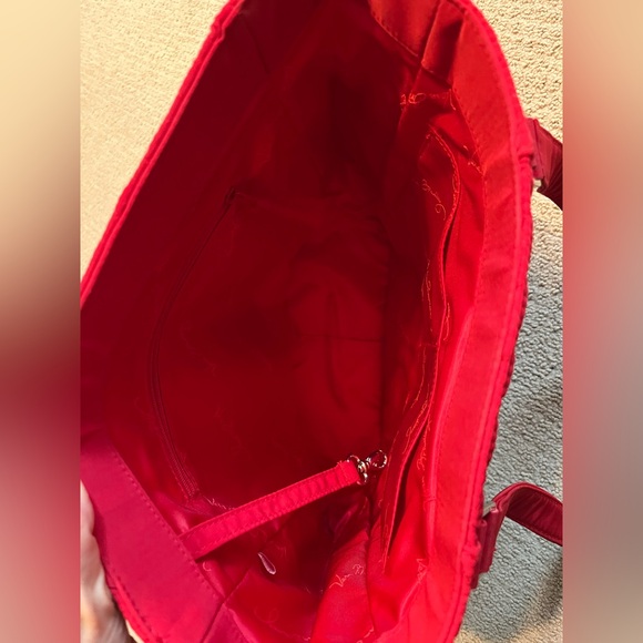 Vera Bradley Quilted Red Tote Bag - Picture 9 of 10